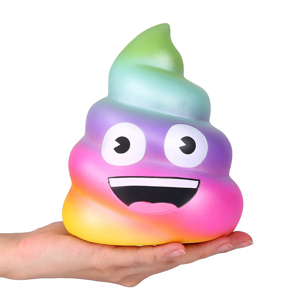 Каваи Джамбо очаровательны Squishies Poo супер медленно поднимающийся крем Ароматические игрушки для снятия стресса дети хлюпает Забавный Squisy Новинка L1224