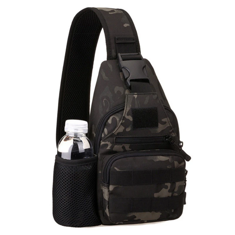 

Fashion Casual Bags Men Chest Pack Single Shoulder Bags USB Charging Portable Running Bags Male Single Strap Hiking Travel Bag