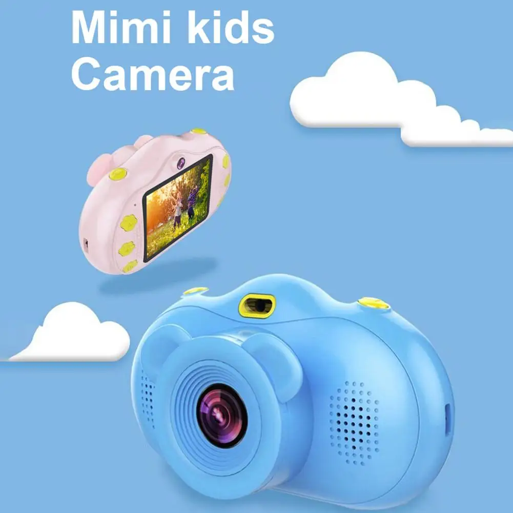 Большой экран детская камера водонепроницаемый HD экран камера видео игрушка пиксель дети мультфильм милый камера наружная фотография Дети# M2