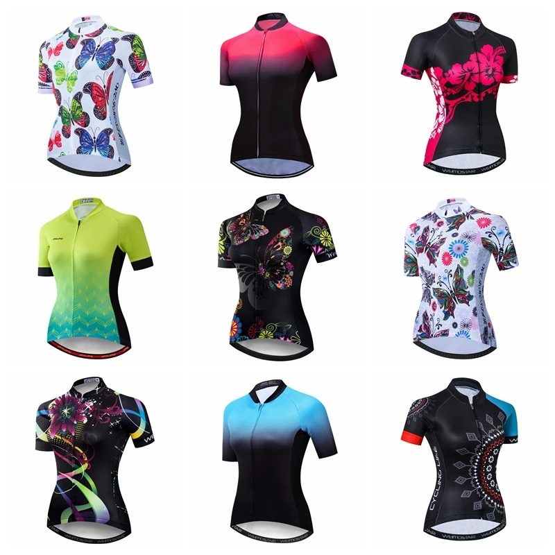 Weimostar Women's Cycling Jersey Summer Mountain Bicycle Clothing