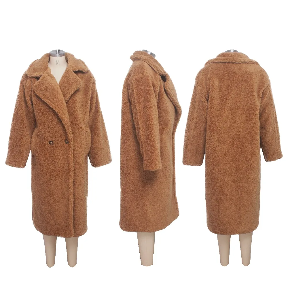 GL Solid Autumn Winter Wool blends Street Jacket Full Sleeve Hooded Casual Warm Outerwear Side Pockets Long Coat YM8509