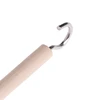 Birds Perch Parrot Play Toys Stand Holder natural Wooden Swing Bell Cage Hanging 5