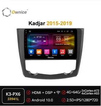 

Ownice Android 10.0 Octa Core Car DVD Player GPS Audio Navigation for Renault Kadjar 2015 - 2019 DAB+ DSP 4G LTE SPDIF