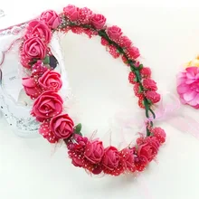 Корейский стиль, детский головной убор в форме гирлянды, аксессуары для волос принцессы, аксессуары для свадебного платья