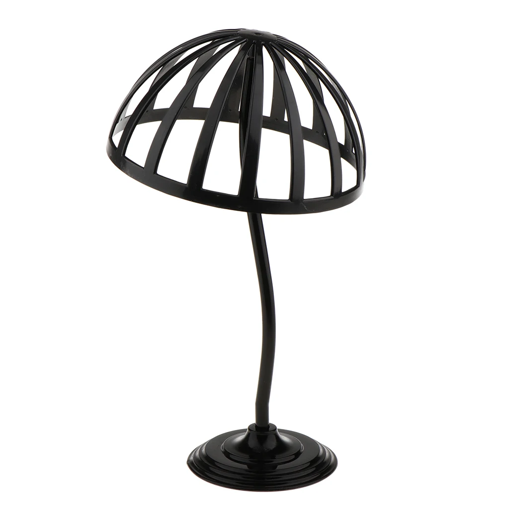 High Quality Durable Plastic Hair Wigs Hat Sports Cap Storage Display Holder Rack Dryer Stand Hairpieces Displaying Stander