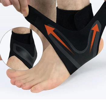 

1 PCS Ankle Support Brace,Elasticity Free Adjustment Protection Foot Bandage,Sprain Prevention Sport Fitness Guard Band