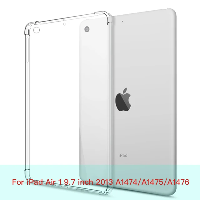 For New iPad 7 8 9 10.2 9.7 2021 5 6 Air 10.9 2 3 4 Case TPU Silicon Transparent Cover For iPad Pro 10.5 '' 11'' Mini 2 3 4 5 6 iPad Air 1 9.7