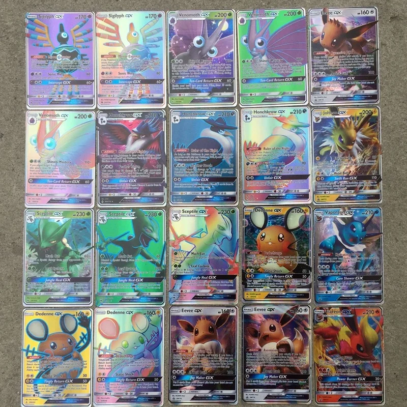 120 шт Pokemon Card TAG TEAM новая версия флеш-карты Takara Tomy игровая торговая карта детские игрушки
