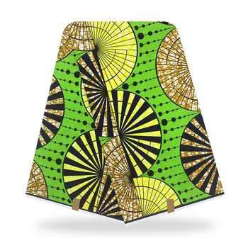 

Latest african fabric 6yards nigerian ankara wax 100% cotton fabric African wax Fabric african prints fabric