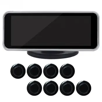 

Alarm Visual Universal Dual Core Parktronic Reversing Radar Safety LCD Digital Car Backup Parking Sensor Kit Intelligent Voice