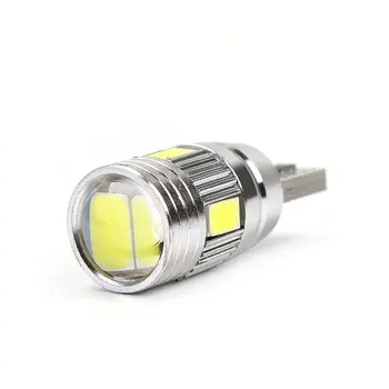 

Car Light Bulb 1 Pcs 5630 6smd W5w Car 12v Led Tail Brake Rear Light Lamp Car Led Light Canbus Wedge Bulb Lamp Hot Hot