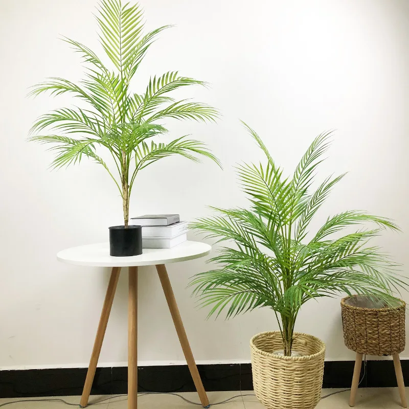 Artificial Plants Leaves Tall Green Tropical Large Tree Leaf Planter Vase  Filler Simulation Leaf for Decoration Kitchen Home - AliExpress