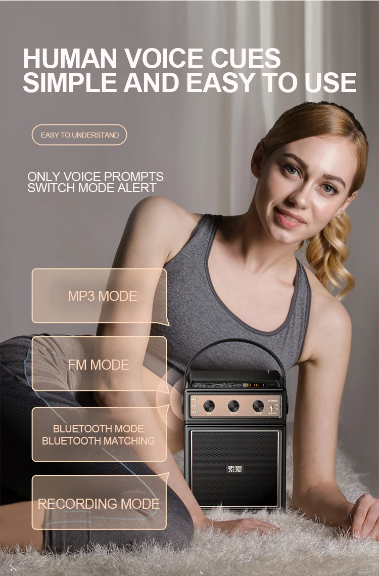 SOAIY S938 20 Вт большое питание для bluetooth-динамика портативная беспроводная стереоколонка сабвуфер открытый динамик s поддержка дистанционного управления fm-радио