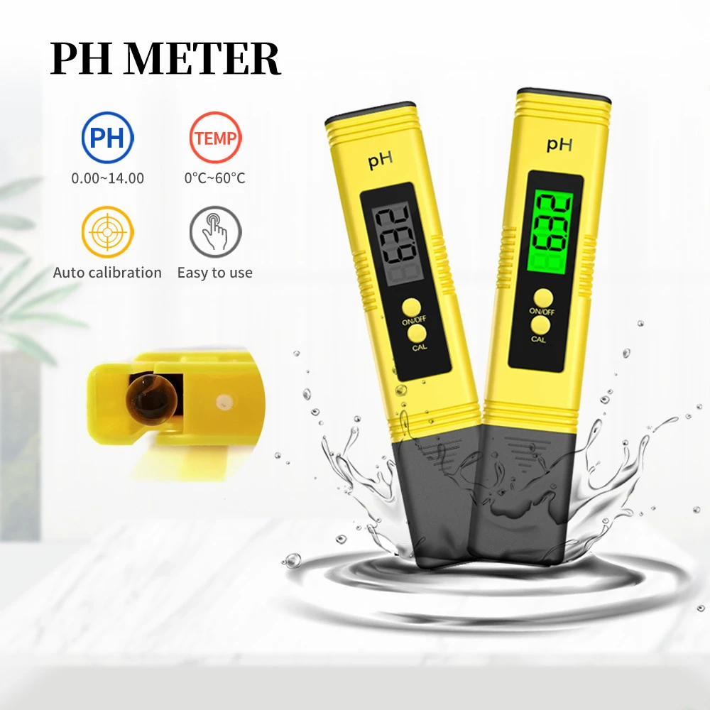 for Aquarium Indoor/Outdoor Use,3 pH Buffer Packets Calibration Digital PH Meter PH Tester ProfessionalHigh Accuracy Water Quality Tester with 0-14 PH Measurement Range Pool Drinking Water for Aquarium Indoor/Outdoor Use,3 pH Buffer Packets Calibration Digital PH Meter PH Tester ProfessionalHigh Accuracy Water Quality Tester with 0-14 PH Measurement Range Pool Drinking Water