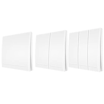 

MoesHouse 433Mhz EV1527 Wireless Remote Control RF Push Button Controller Wall Panel Transmitter Lamp Accessory