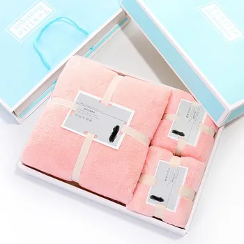 

8 colors coral fleece absorbent hair swimming face hand bath towel sets microfiber bath towels microfiber towel set