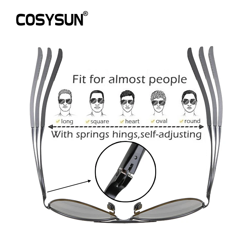 Classic Brand Designer Women Sunglasses Men Pilot sunglasses Polarized vintage Sun Glasses Female Driving Eyewear Oculos De Sol