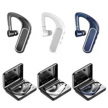 

Bluetooth V5.0 Earphones Noise Cancelling Wireless Headset Waterproof Earpiece With Mic For IPhone Android Cell Phone Business