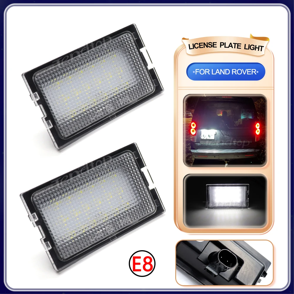 

Лампа для номерного знака автомобиля, фары для Land Rover Discovery 3 4 LR3 LR4 Freelander 2 LR2 Range Rover Sport Canbus, белая