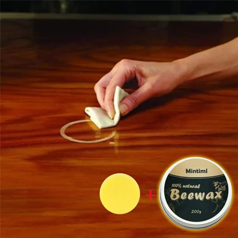 MINTIMI BEEWAX 20/200 г натуральный пчелиный воск древесины приправы Beewax комплексное решение мебель полированный уход носимых восковых банок#3D14