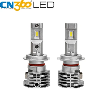 

CN360 2pcs h7 Led Headlight Bulb Mini Fanless Car Light 50w 6500k 12v 24v Auto Headlamp Car Accessories New Arrival