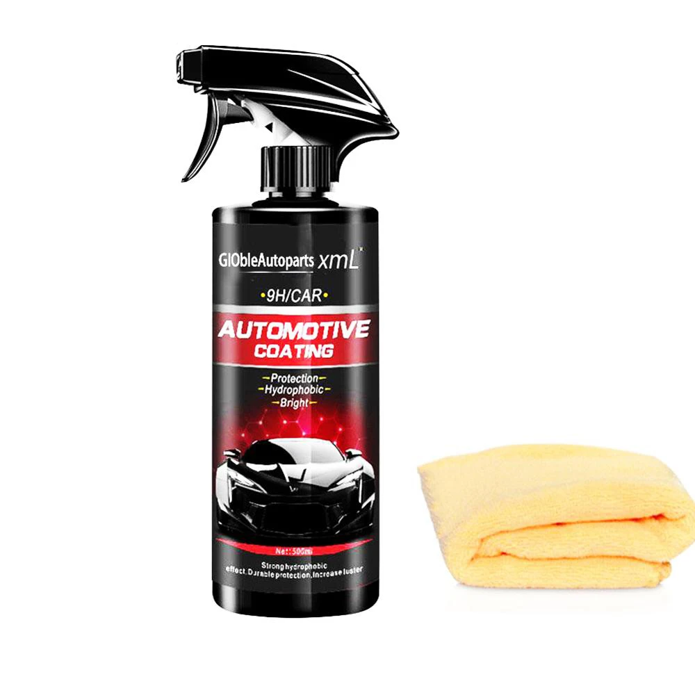 500ml Car Ceramic Coating Top Coat Quick Nano-Coating Wax Car Paint Waterproof Agent Paint Care Nano Hydrophobic Coating turtle wax ice Other Maintenance Products