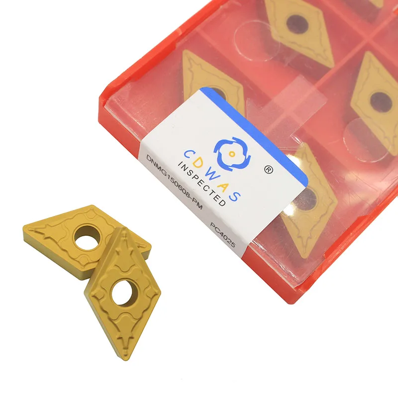 

DNMG150608 PM PC4025 High Quality Carbide Inserts External Turning Tool Blade DNMG 150408 CNC Lathe Cutter Tool For Hard Steel