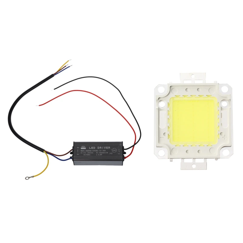 

30W LED Driver Constant Current Driver Power Supply Transformer Waterproof with High Power 30W LED Chip Bulb Light Lamp DIY Whit