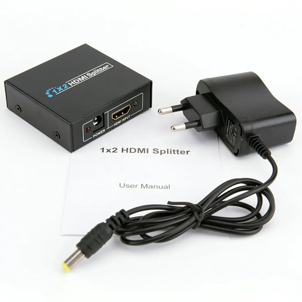 1X2 Hdmi коммутатор 1X2 Hdmi сплиттер Hdmi-Poort Автоматический коммутатор Ondersteuning 3D Volledige Hd1080P для ПК Hdtv Dvd Hdps3