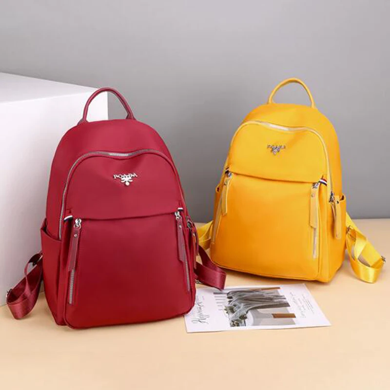 

Schoolbag for Teenager Women Backpack Oxford Cloth Girls Shoulder Bag Large Capacity Travel Bag Mochila School Backpack