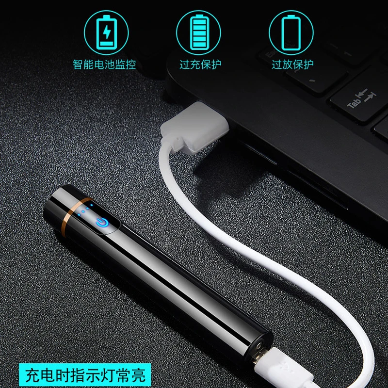 Зарядка металлическая Электронная зажигалка USB мини креативная сенсорная