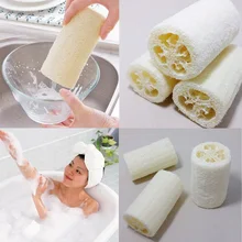 Природные органические люфы купальный Массажная мочалка Spa отшелушивающая мочалка дуффа губки мытья тела, удалить омертвевшие чешуйки Кожи Мыло
