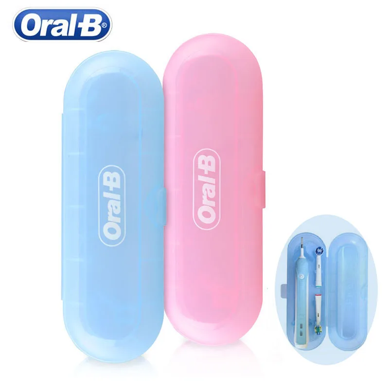 Portable Travel Box Oral B For Electric Toothbrush Outdoor Holder Hiking Bathroom Holder Pink Blue Tooth Brush Handle Storage