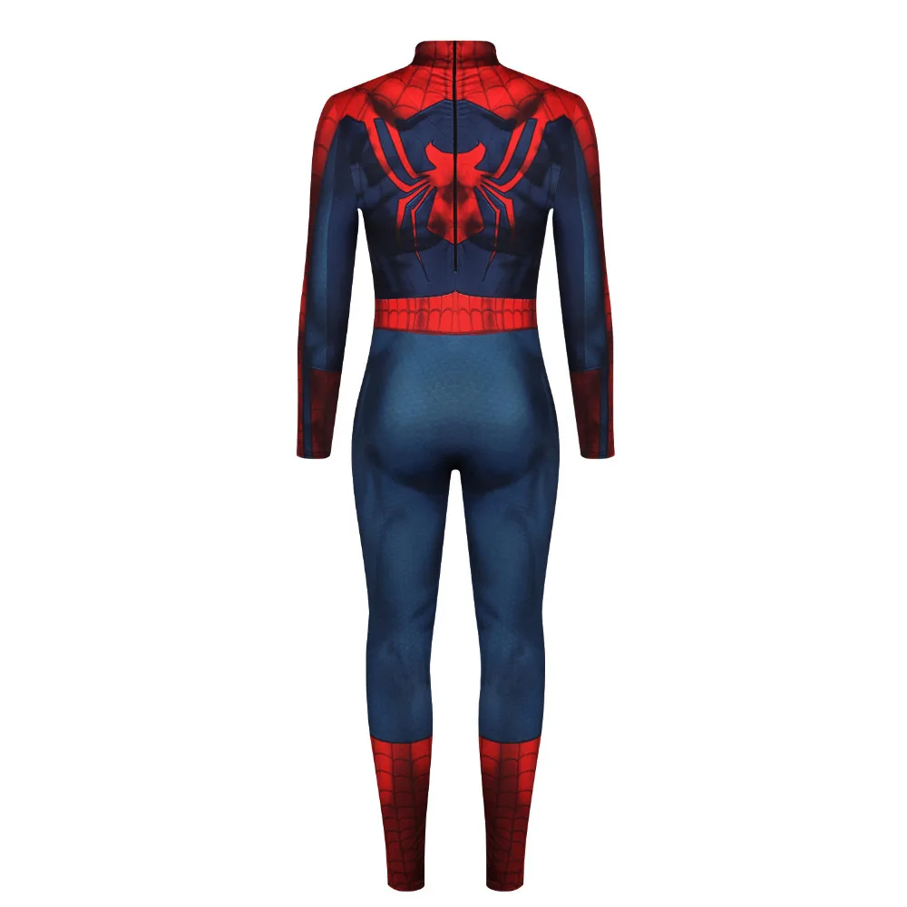 6 моделей Человек-паук вдали от дома Питер Паркер Косплей Костюм Zentai Железный Человек-паук супергерой боди костюм комбинезон Хэллоуин