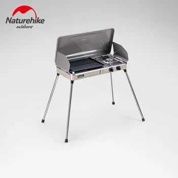 

Naturehike Multifunctional Outdoor Camping Gas Stove Barbecue Grill Portable Outdoor Household Smokeless Gas Bbarbecue Grill