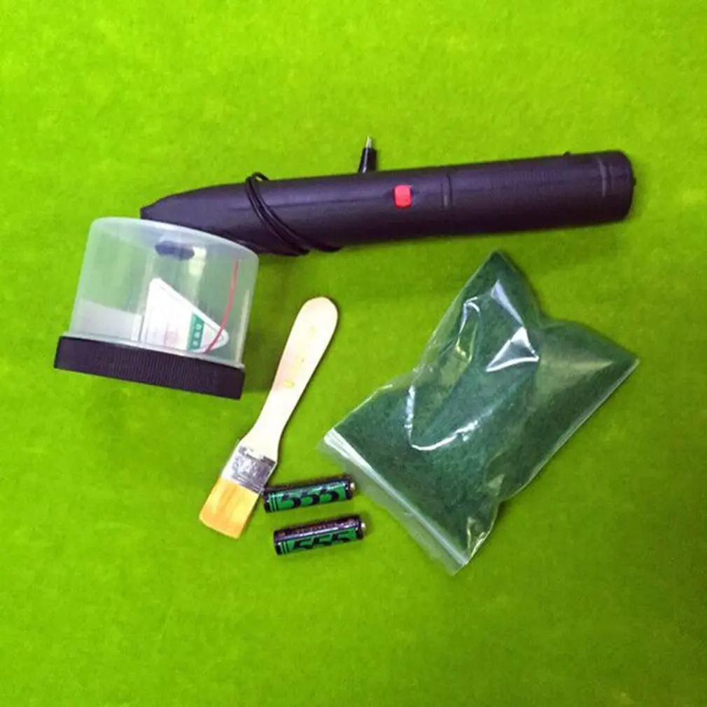  Construction Sand Table Model Tool Electrostatic Grass Planter Crafts Flocking Machine Battery Vers
