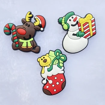 

10pcs Cute Christmas series PVC flexible glue Flat back DIY Scrapbook Embellishment Phone Craft Decoration E40