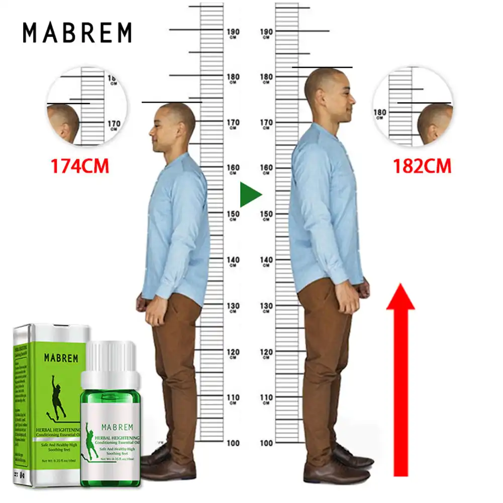 10ml body stature taller herbal essential oil fast foot solve