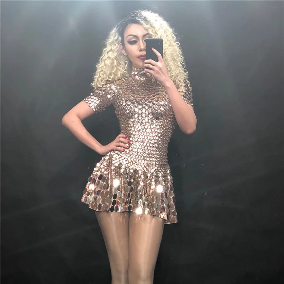 Блестящее платье с блестками женское сексуальное танцевальное для вечевечерние