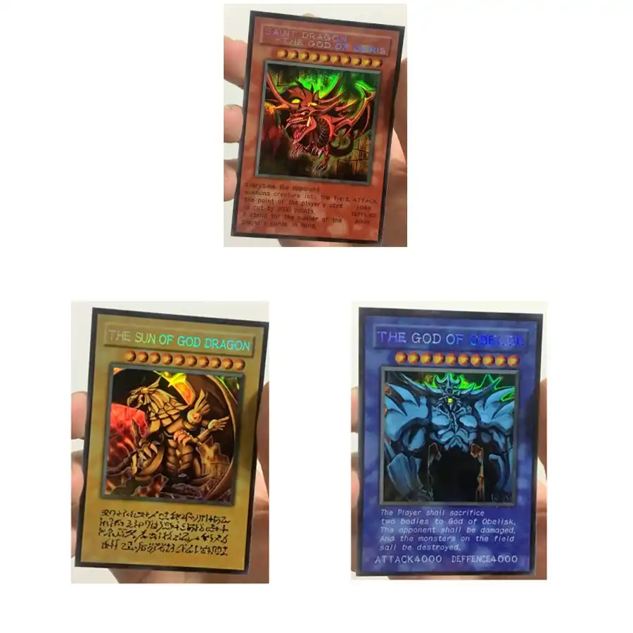 遊戯王エジプト神オベリスクをtormentor Diyおもちゃ趣味趣味グッズゲームコレクションアニメカード Game Collection Cards Aliexpress