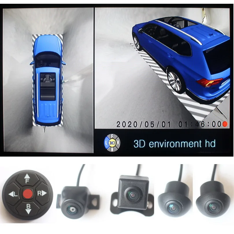 32 вида автомобиля 3D ключ Умная 360 градусов камера SVM surround view активная динамическая