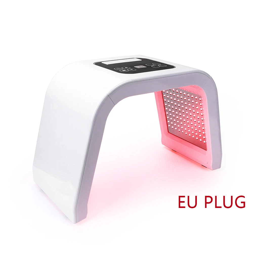 Профессиональная 7 цветов PDF Led маска для лица для ухода за кожей, против акне легкая терапевтическая маска омолаживающее - Цвет: EU Plug Without BOX