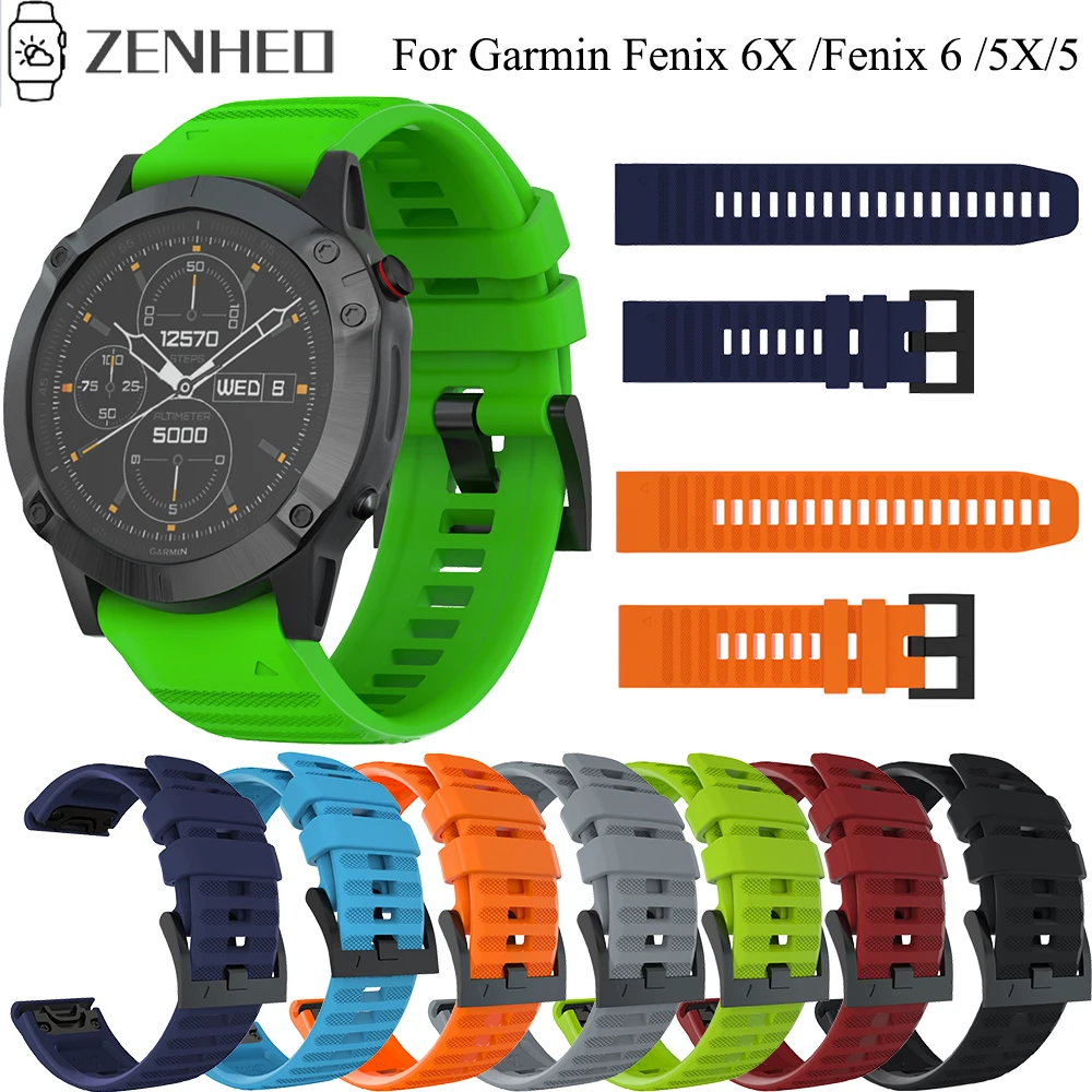 Ремешок для наручных часов Garmin Fenix 6X/5X/ 6/5/ 3 HR 22 мм 26 ремешок Forerunner 945 935|Ремешки