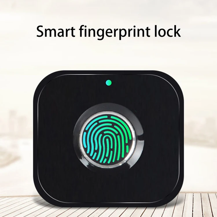 

Golden Security Keyless USB Rechargeable DrawerLock Fingerprint Smart Padlock Quick Unlock Zinc alloy Metal Self Developing Chip