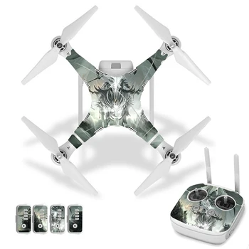 

Cool Skeleton Style Vinyl Skin Sticker for DJI Phantom 3 Drone And Remote Controller 0192