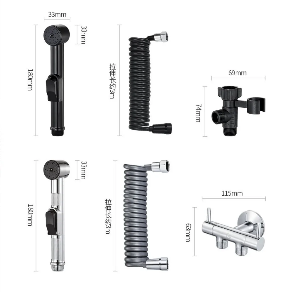 Xiaomi Submarine Handheld Toilet Bidet Sprayer Set Kit ABS Hand Bidet Faucet for Bathroom Hand Sprayer Shower Head Self Cleaning
