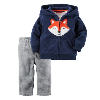 

Boys Clothes Suit Cartoon Fox Coat Jacket Pants 2-piece Set Sports And Leisure Children's Clothing Set