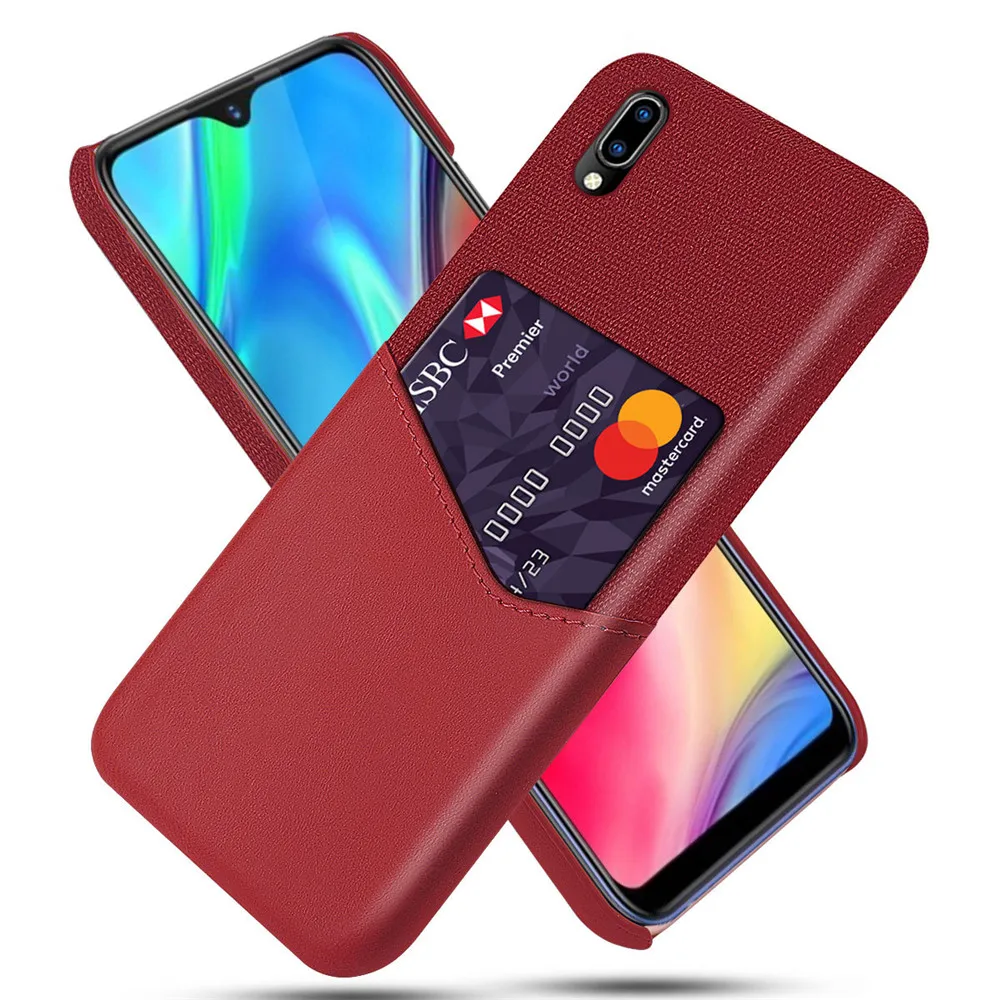 Деловой ЧЕХОЛ ДЛЯ Vivo Y93 Y95 Y91 Y69 Nex a s 3 Nex 3 Z1 Lite Z5X чехол с отделением для карт чехол s для Vivo Z5X S1 Z1 LITE Nex a Fundas - Цвет: Case-Red