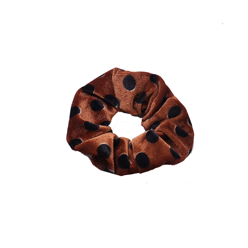 deep brown Conmoto/модные женские головные уборы в горошек; 6 цветов; женские головные уборы; повседневные милые женские головные уборы для девушек - Цвет: deep brown