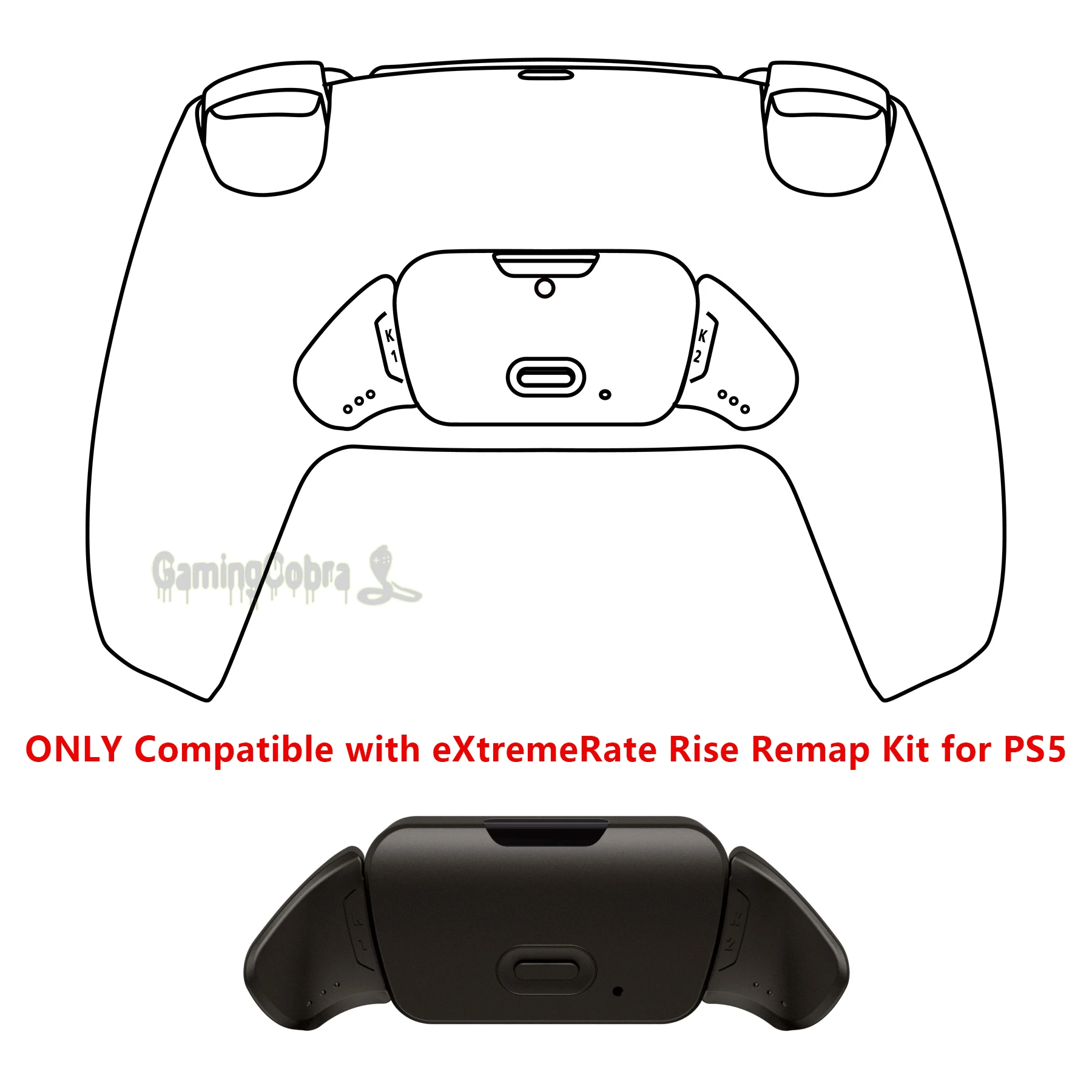 pcb para ps5 controlador & rise remap kit